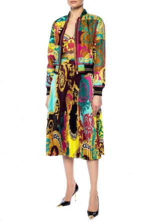 Padded top with baroque motif, zdjęcie 2 Padded top with baroque motif od Versace